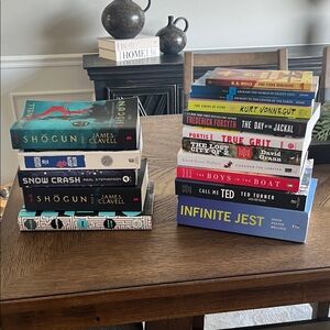 Assorted Book Collection for Home Accents random titles in good condition